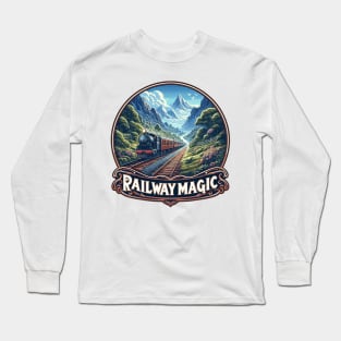 Train, Railway Magic Long Sleeve T-Shirt